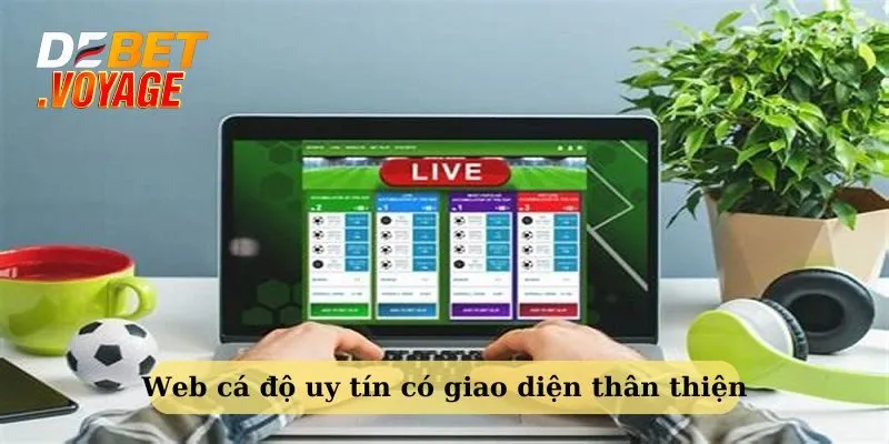 Trang cá độ uy tín luôn có giao diện thân thiện