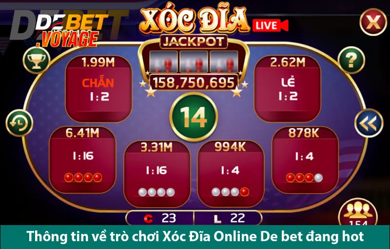 Xóc Đĩa Online De bet – Khám Phá Trò Chơi Xóc Đĩa Với Nhiều Giải Thưởng Hấp Dẫn