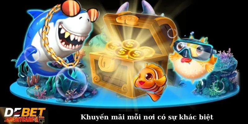 Tại Sao Lại Có Sự Khác Biệt Khi Chơi Game Bắn Cá Giữa Các Nhà Cái? 3 Khuyến mãi mỗi nơi có sự khác biệt